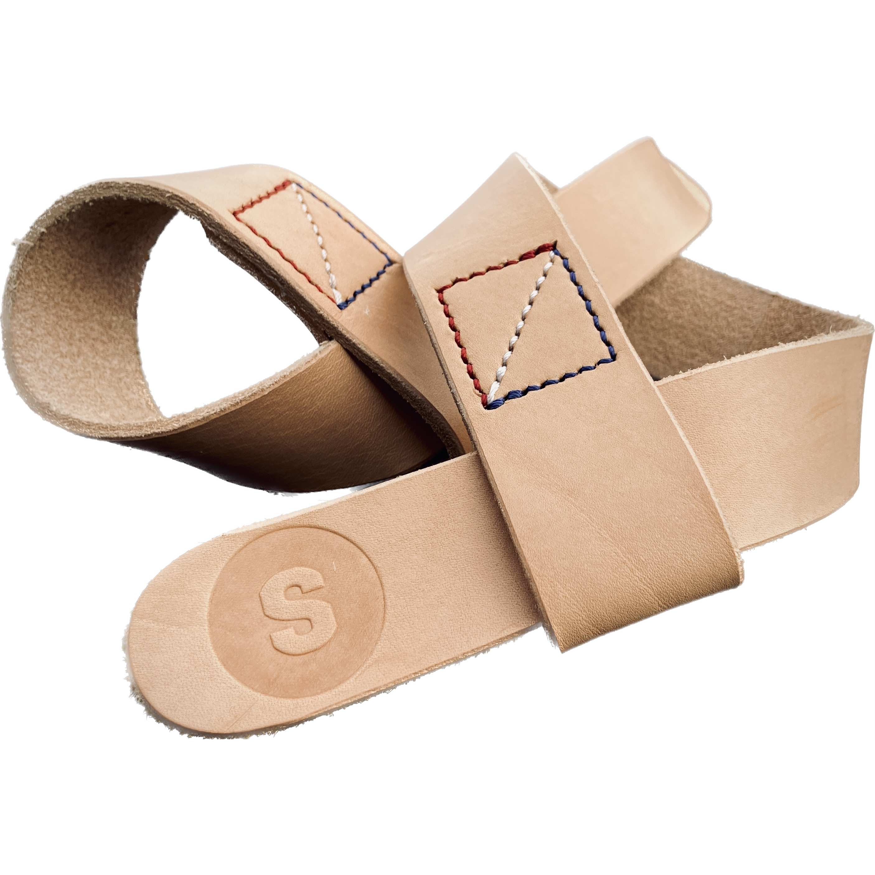 Natural Leather Lifting Straps