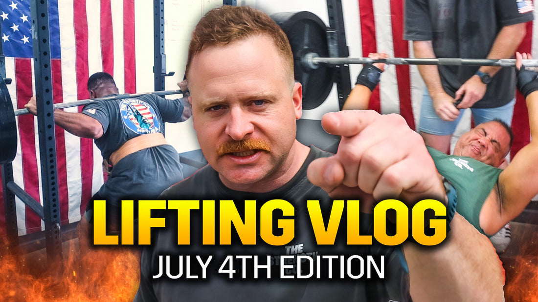 JULY 4TH LIFTING VLOG: 405 Bench, Lifting PR's & Smelling Salt Accidents