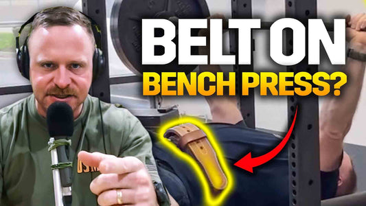 use of belt on bench press