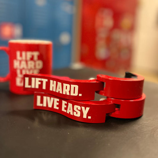 Lift Hard Live Easy Barbell Collars