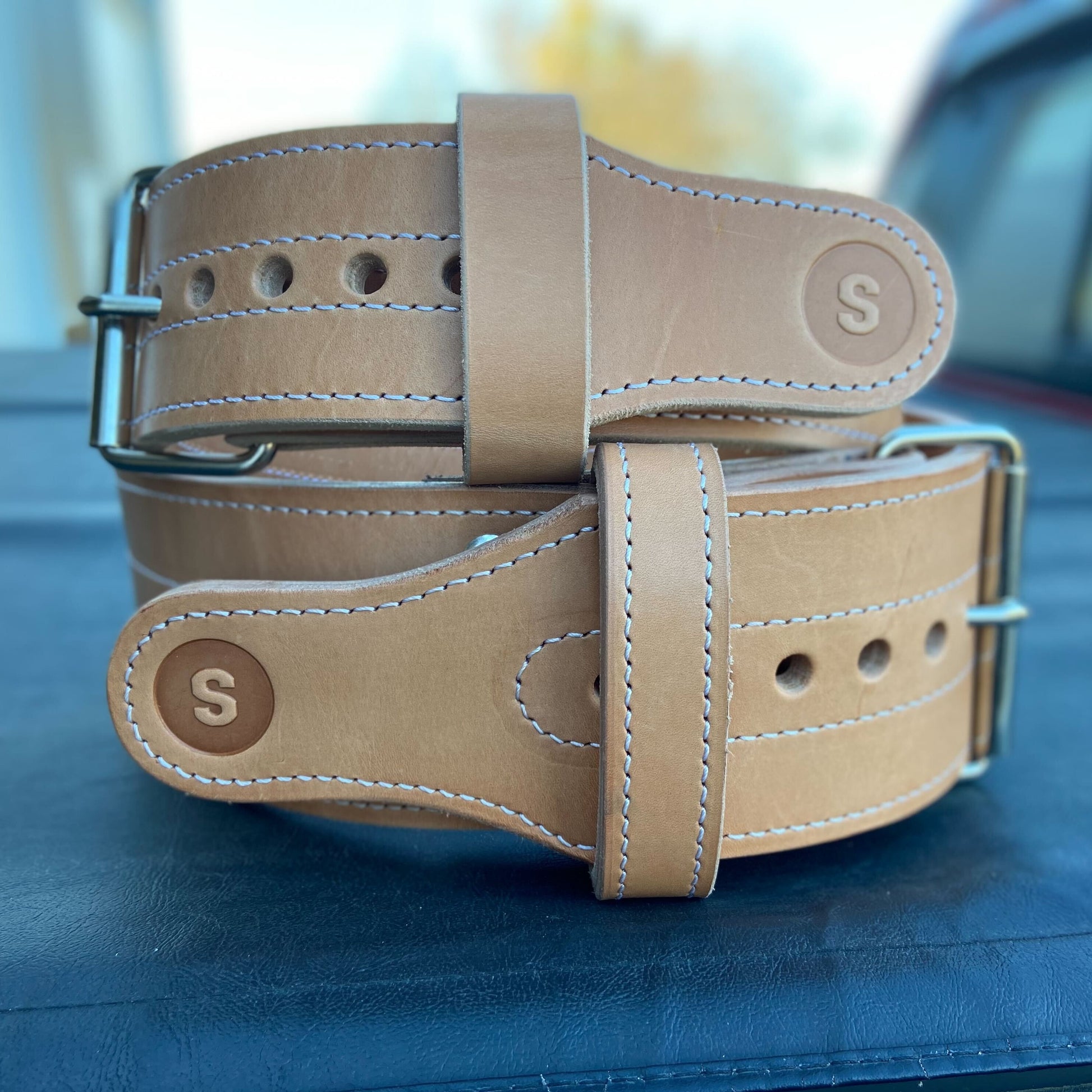 Double Ply Leather Weightlifting Belt – The Strength Co.